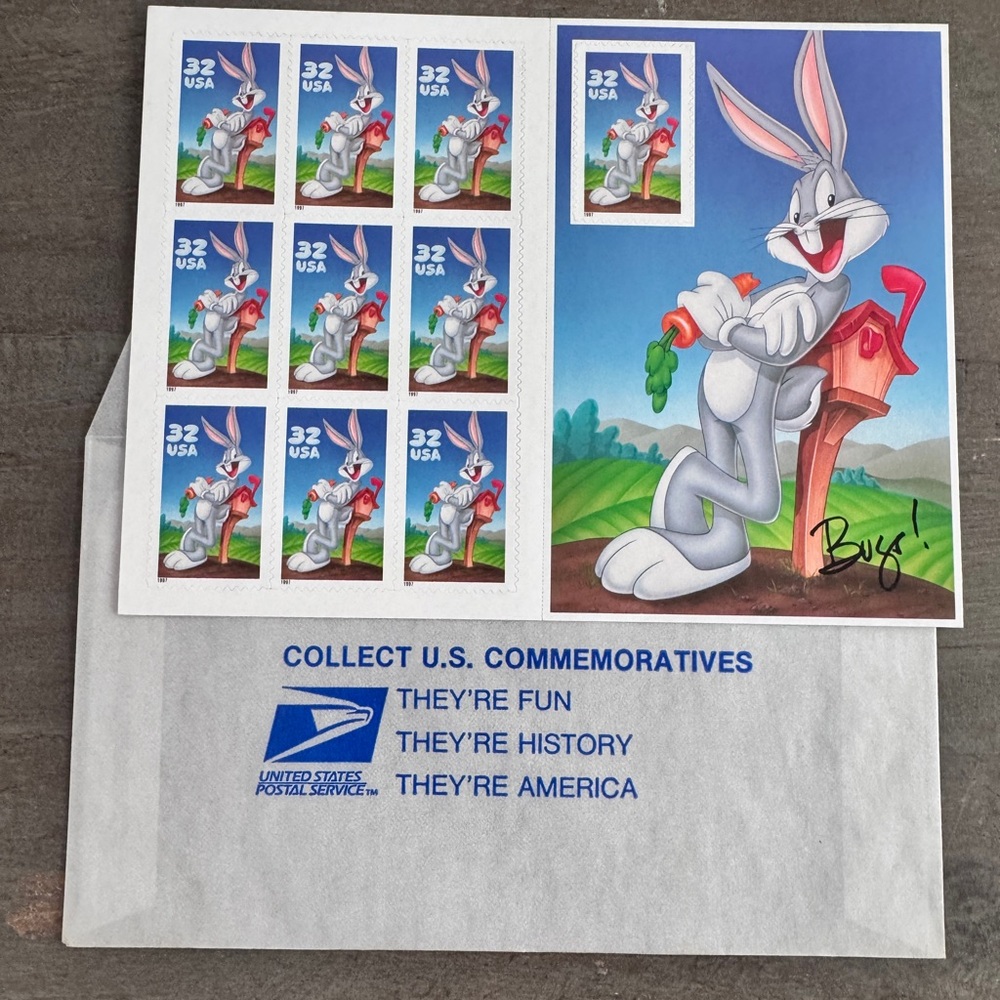 Bugs Bunny Commemorative Stamps Set